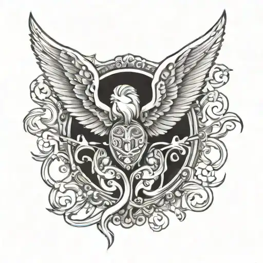 G Inside Angel Wings