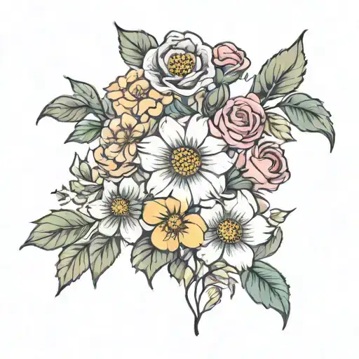 Birth Flower Bouquet