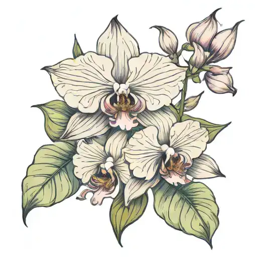 Delicate Orchid Floral