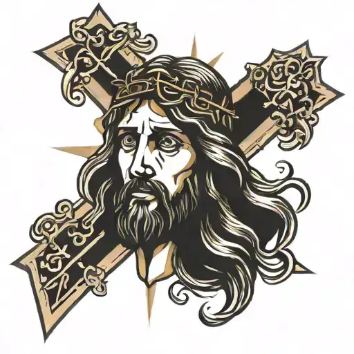 Jesus Cross With Birthday