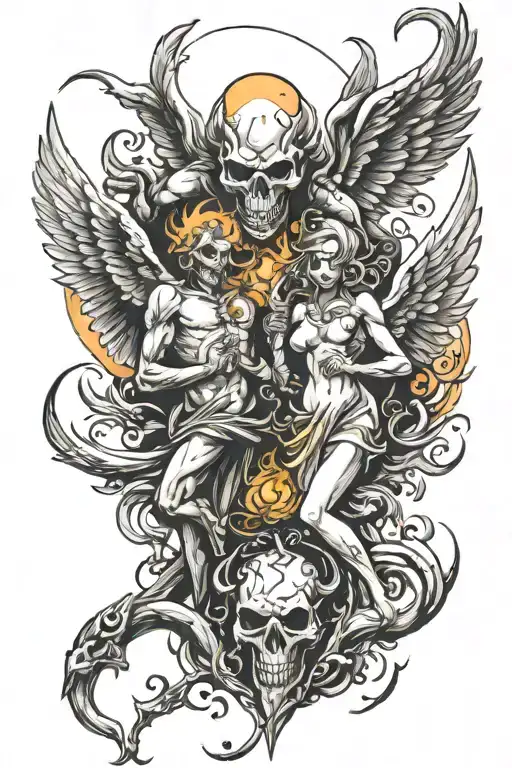 Angel And Demon Light Vs Dark