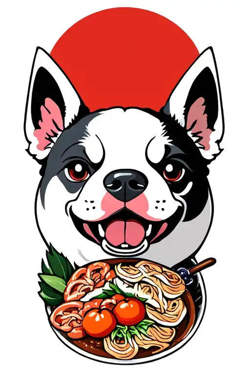 Traditional Japanese Food Dog