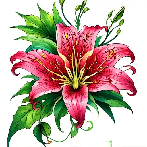 Spider Lily And Centepede Wrapped