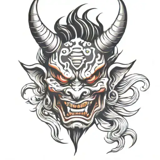 Oni Demon Mask