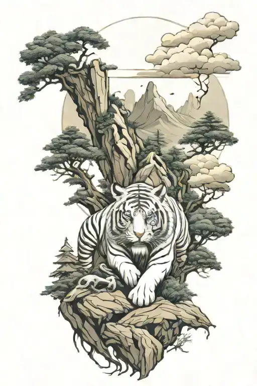 White Tiger Mountain Landscape
