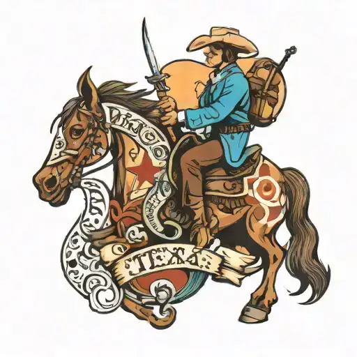 Texas Colorado Theme Back