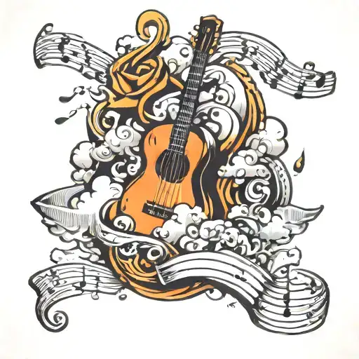 Music Cloud Background