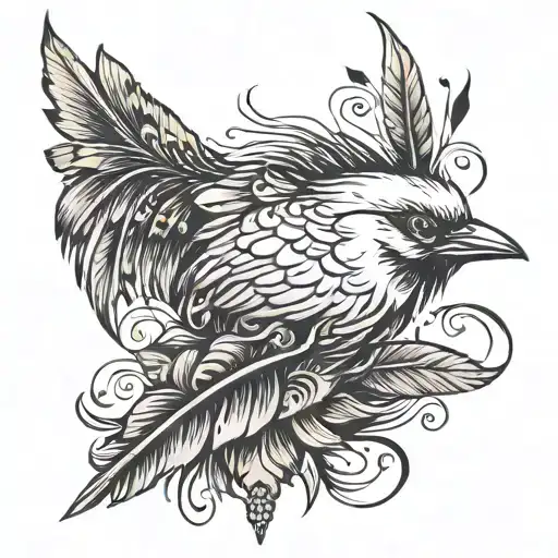 Tar And Feather Quill Scrawling