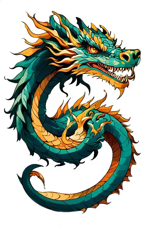 Female Dragon Ouroboros