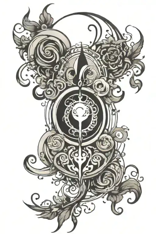 Unalome Symbol Merged