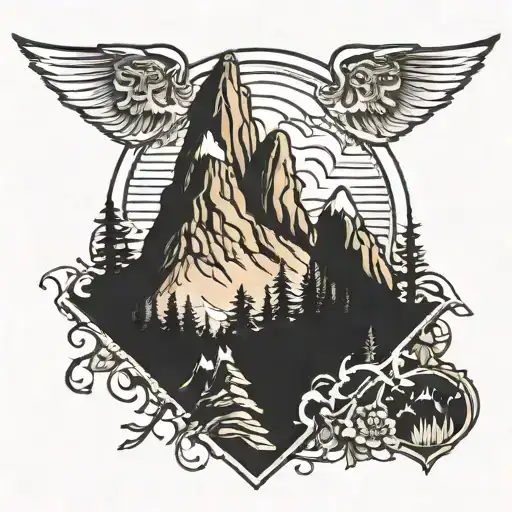 Mountains Computer Forest