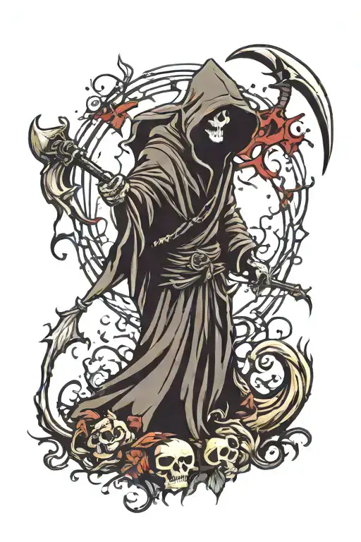 Grim Reaper Silohuette