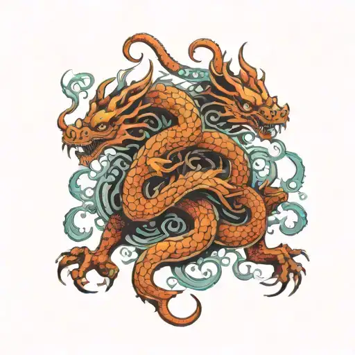 Hydra 3 Headed Dragon