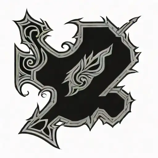 Number 12 Tattoo Tribal Patterns