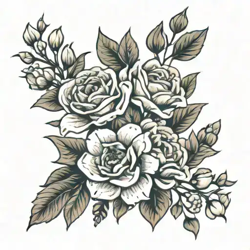 Birth Flower Bouquet