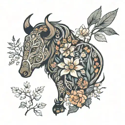 Sonder Tatto Design Incorporating Elements Of Nature