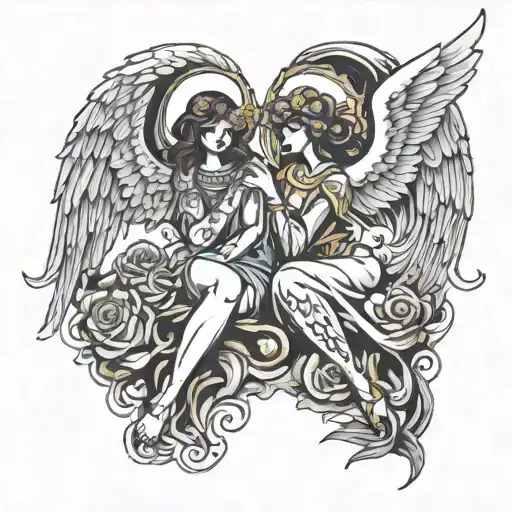 Follen Angel And Rise Coming