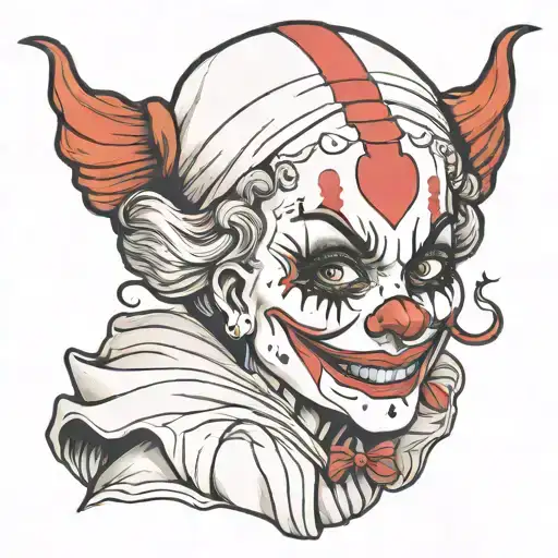 Crying Female Clown