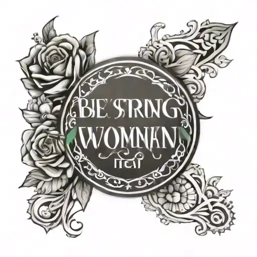 Sanskrit Word Be Strong Woman
