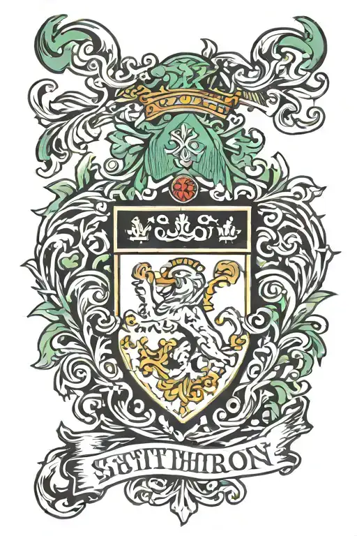 Scottish Doughter Father Haliburton Clan Crest
