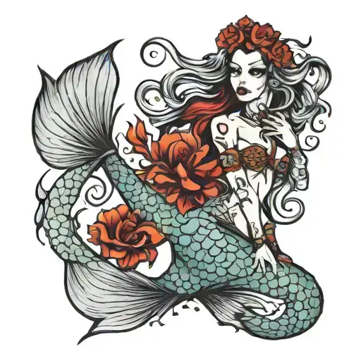 Mermaid Vampire Full Body