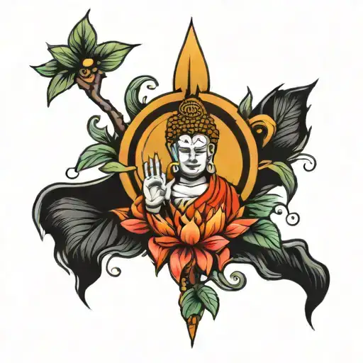 Shaka Of Virgo And Buddha