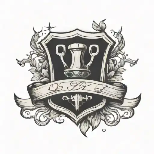 Sheild Love Loyalty Hammer Growing Roots