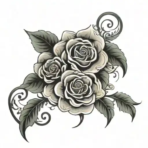 Wrap Around Vine And Flower