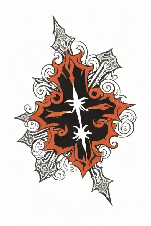 Holy Cross Tattoo Design