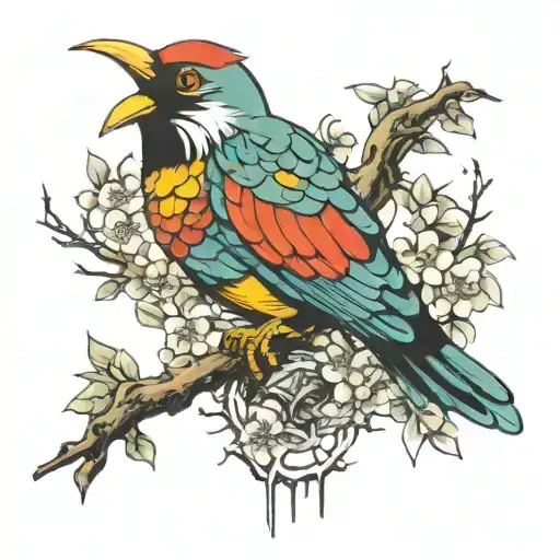 Bonzai With A Bird Sitting