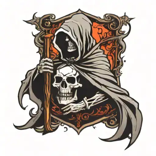 Grim Reaper Silohuette