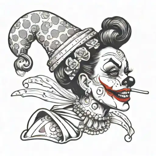 Chicana Female Clown