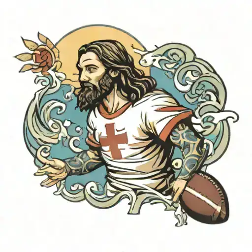 Jesus And Football