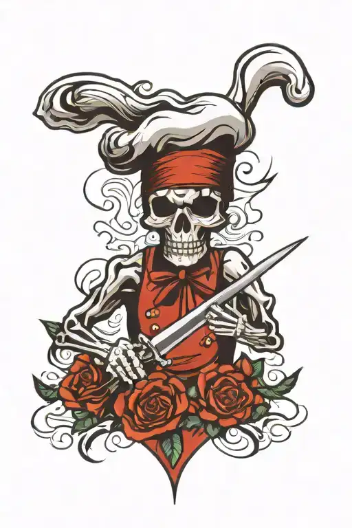 Skeleton Chef Knife