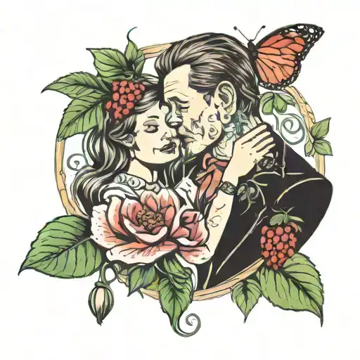 Father And Daughter I Call My Daughter Wild Strawberry