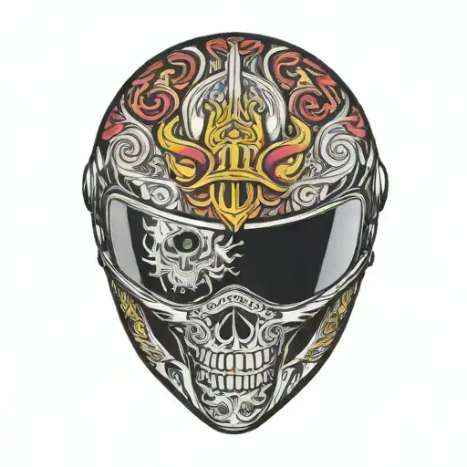 Drag Racing Helmet