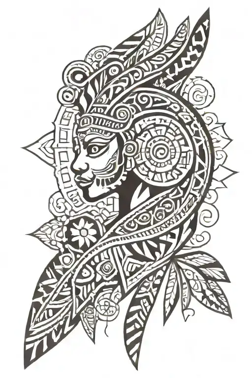 African Tribal Pattern Inspired