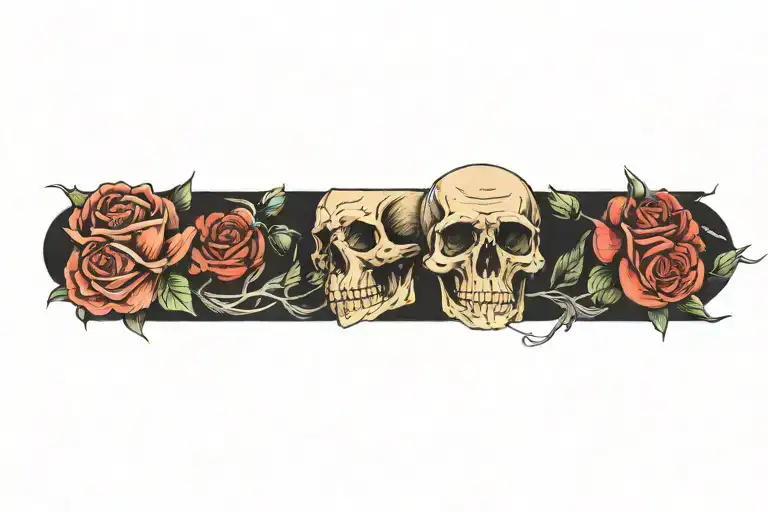 Skull And Roses