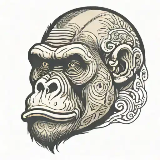 Gorilla Head Number 3