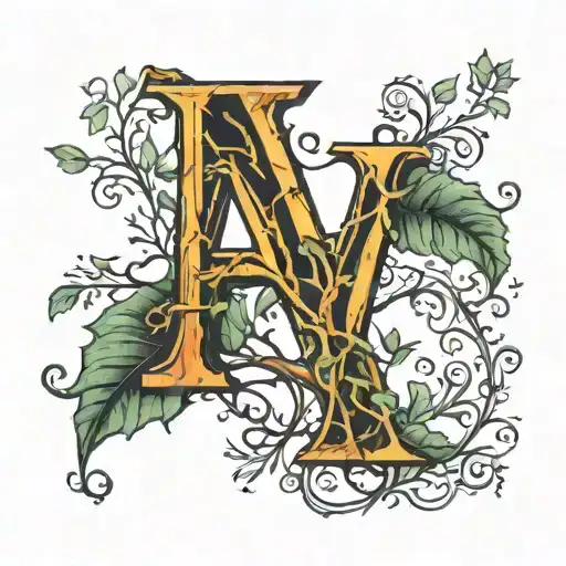 Tree Crown With Gaps In The Foliage In The Shape Of The Letter H