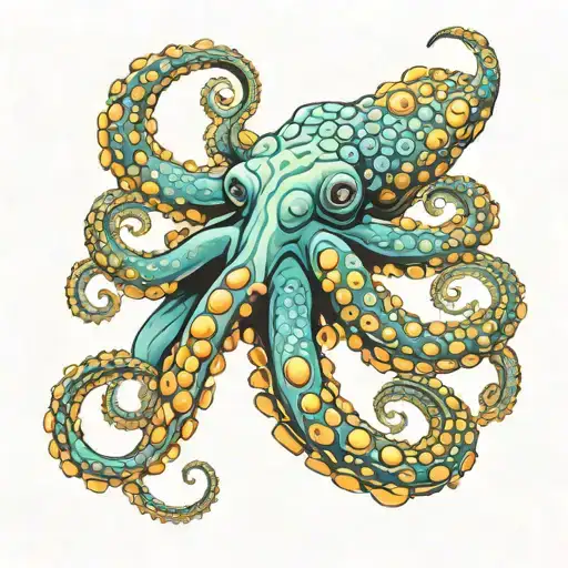 Blue Ring Octopus In Atlantis City