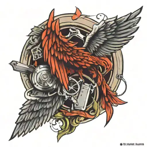 An Angle Wing Fighting With Gun Surrounded