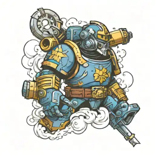 Warhammer 40K Space Marine Sleeve