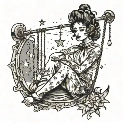 Swing Looking At Star