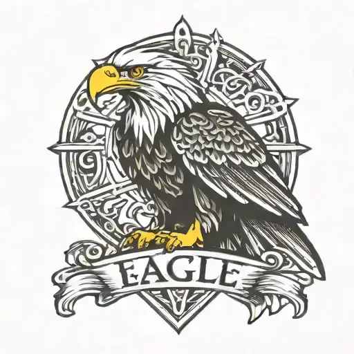 Eagle With Number 57