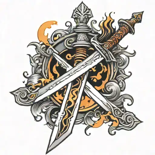 Sword Of Knight And Flame