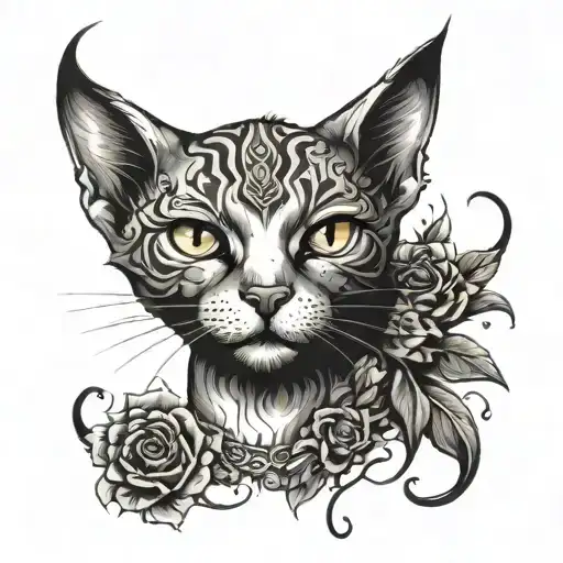 Cat Rainding In Lablador