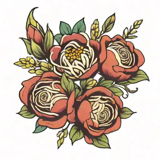 Birth Flower Bouquet