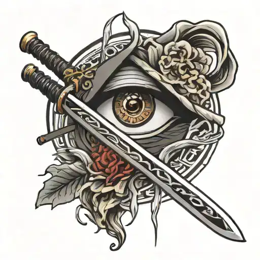 Katana With Eye Inside