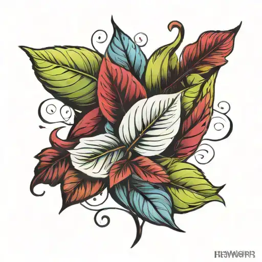 Leaf Wrap Around Forearm